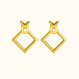 KIKI Ruitformede Øreringe