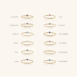 Amelia Fødselssten Stacker Ring