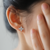 NICOLE Kløver Øreringe