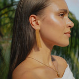 LYRA Guld Fringe Øreringe