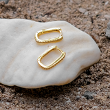 Melissa Oval Hoop Øreringe