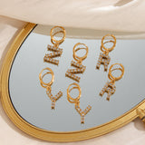 Wilhemina Initialer Øreringe