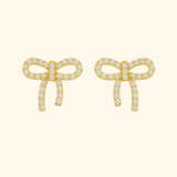 TIA Guld Øreringe med Zirkon